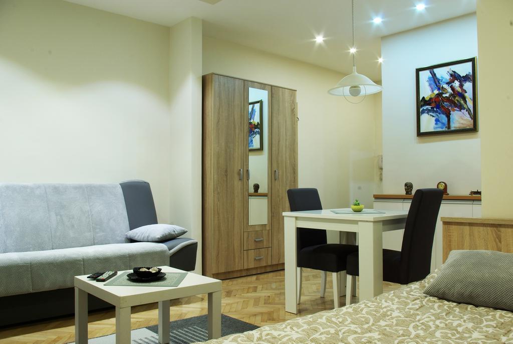 Square Studio Apartment Nis Bagian luar foto