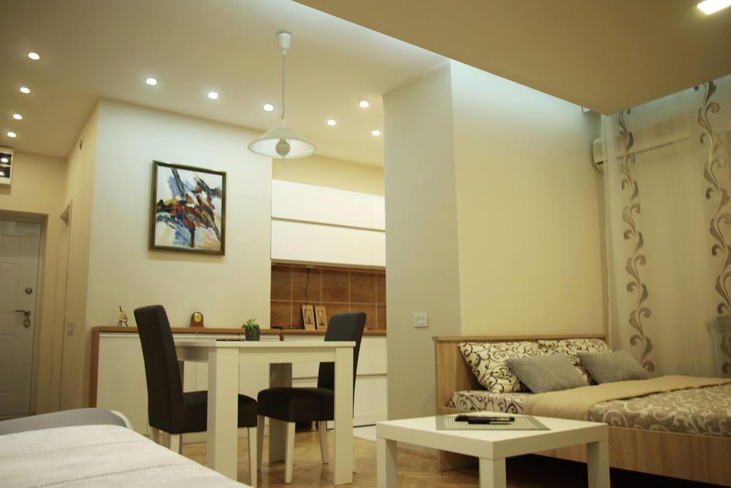 Square Studio Apartment Nis Bagian luar foto